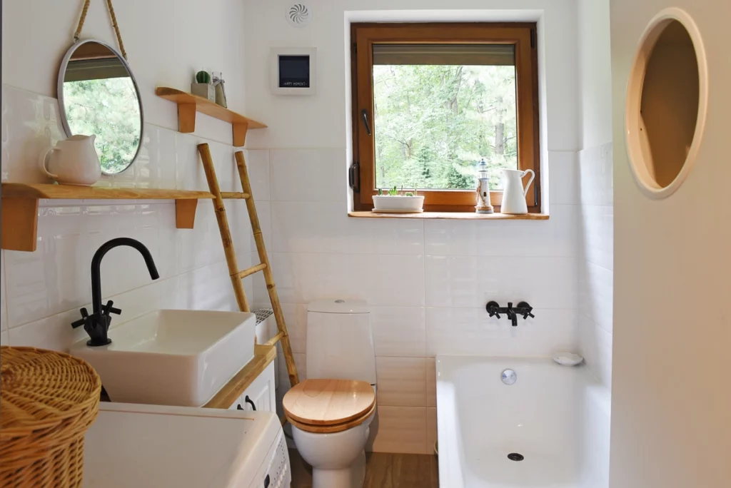 quick bathroom remodel on small space