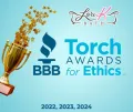 Trophy awarded to Lori K bath for outstanding bathroom remodeling services