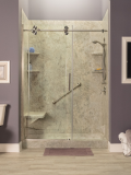 walk-in shower