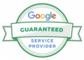 Google Guaranteed badge indicating trusted service for bath remodeling