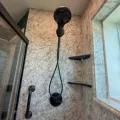 Tub-to-shower conversion completed by Lori K Bath in Northwest Indiana