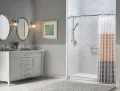 Accessible bathroom remodel completed by Lori K Bath in Northwest Indiana