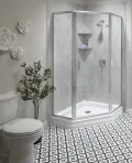 Professional shower replacement completed by Lori K Bath in Northwest Indiana