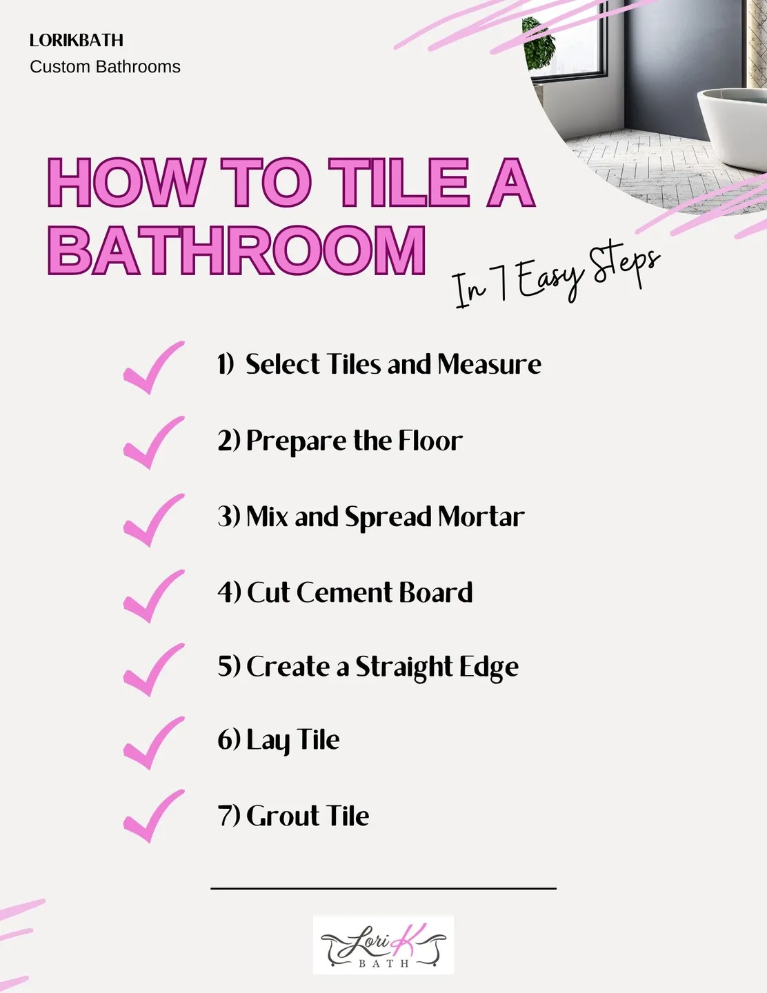 how to tile a bathroom