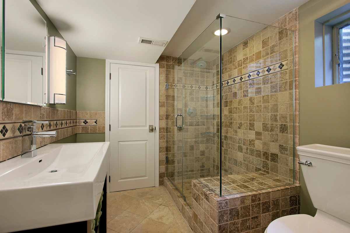 modern master bathroom ideas installing glass shower