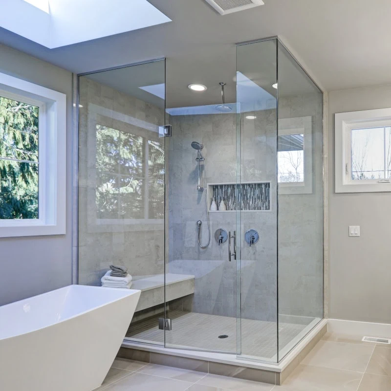 Bathroom remodel in Valparaiso IN with clear communication and fast installation