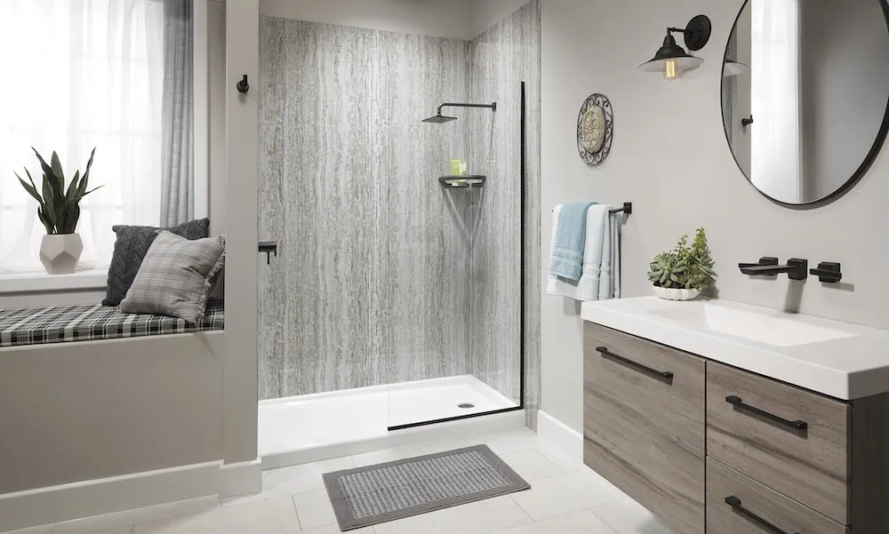 New shower remodeling project completed in Northwest Indiana