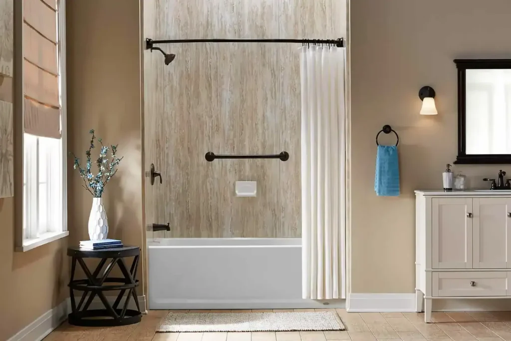 Professional bathroom remodel with bathtub replacement in Valparaiso IN