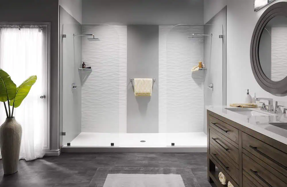 Professional shower replacement completed by Lori K Bath in Northwest Indiana