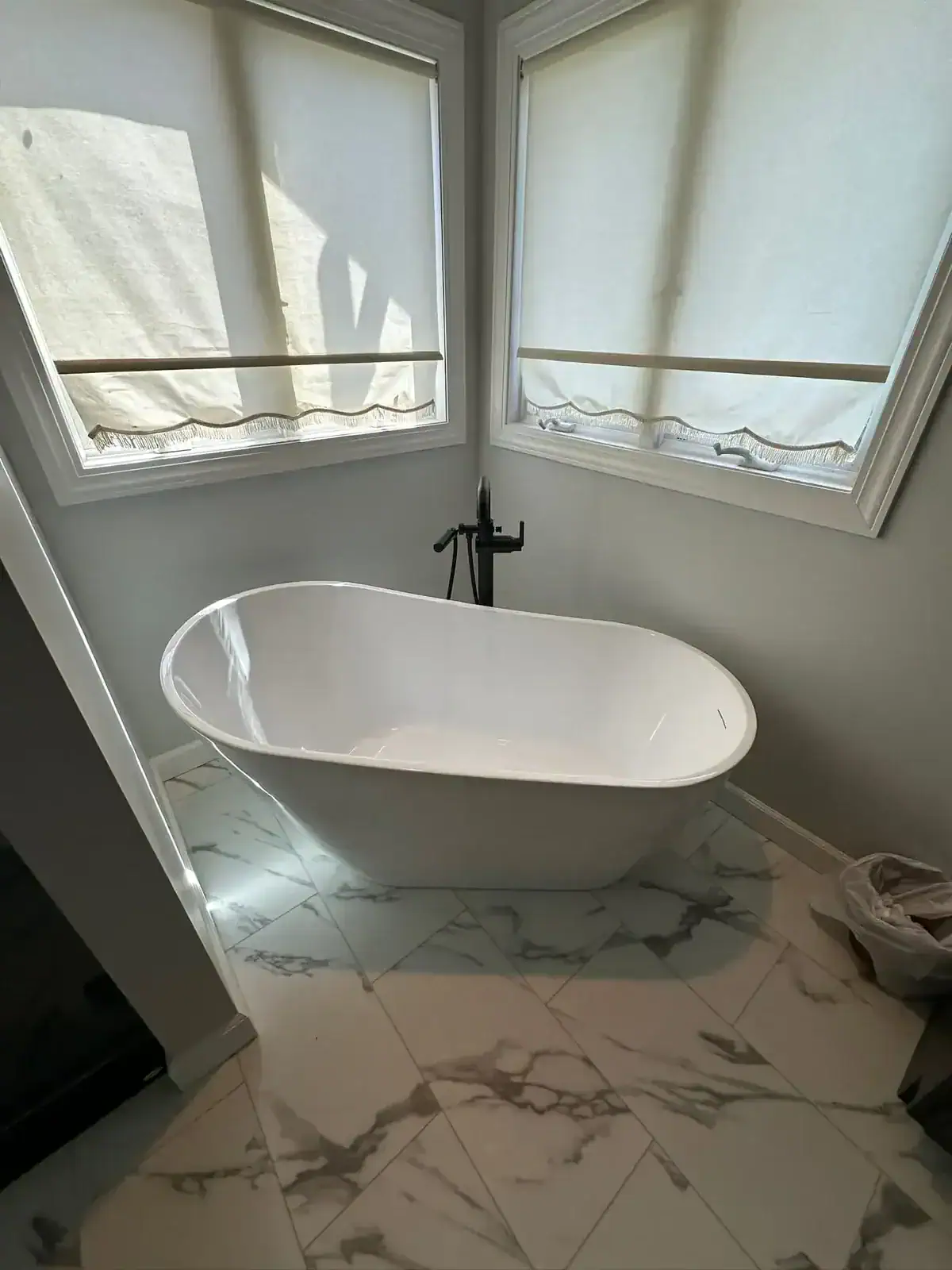 Bathtub replacement and bathroom remodeling project completed in Northwest Indiana