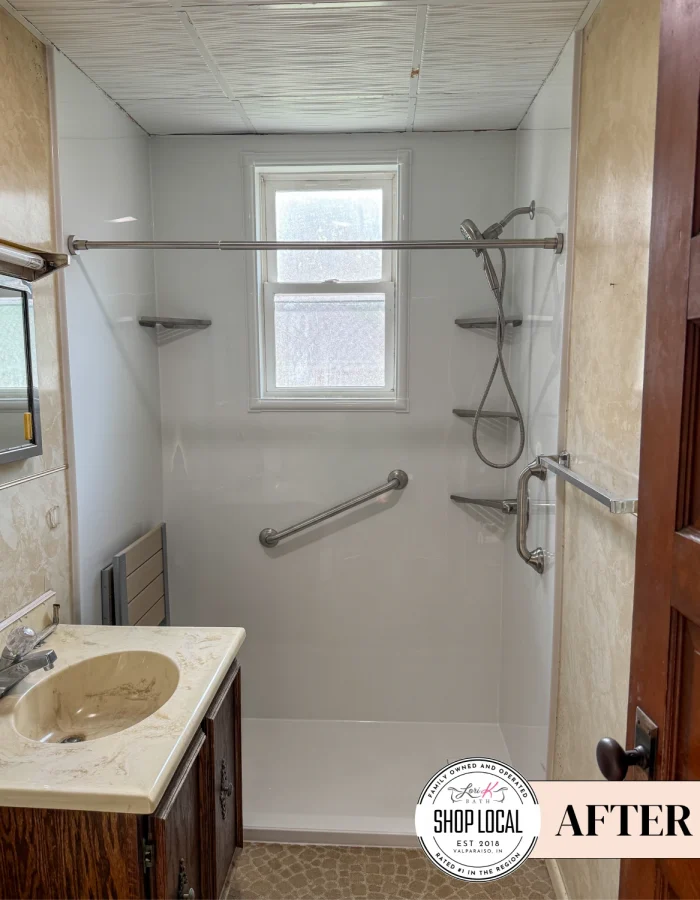 Nora Osornio-Luna Lori K Cares walk-in shower remodel