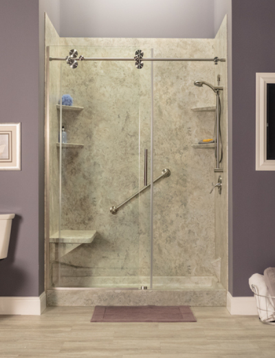 walk-in shower